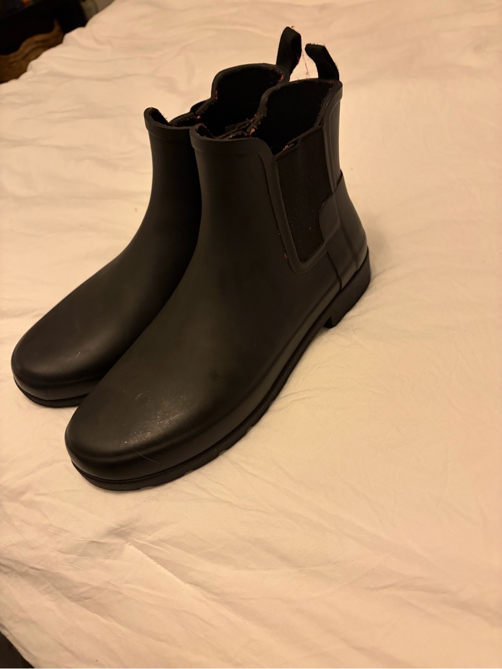 Women’s Black Hunter Chelsea Rain Boots